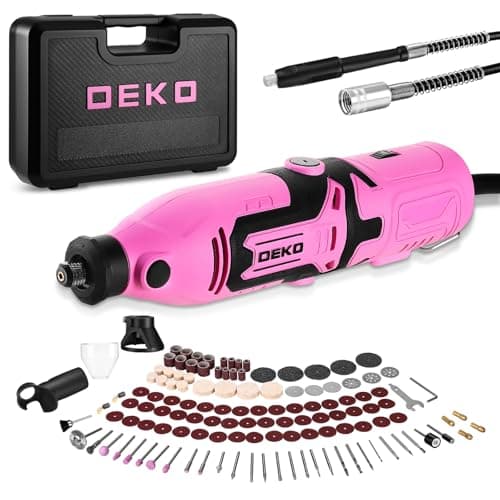 Outil Rotatif DEKOPRO 126 pièces Gris pour Bois/Métal — Rose