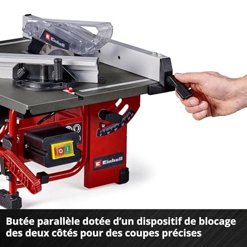 Einhell Scie circulaire sur table TC-TS 8 I 800 W Haute puissance Coupe précise Hommes et femmes Travail profesional Ave