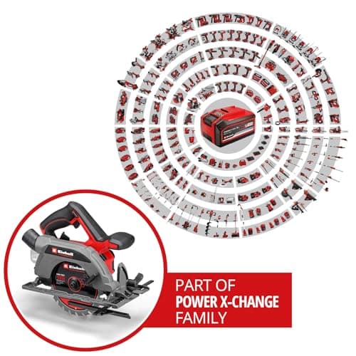 Einhell Scie circulaireportative sans fil TP-CS 18/165 Li BL-Solo Power X-Change (18 V, moteur sans charbon, lame Ø 165
