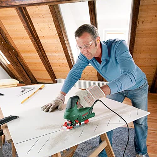 Bosch scie sauteuse PST 900 PEL en bois, professionnelle, travaux d'entretien domestique, 620W, cadence de coupe à vide