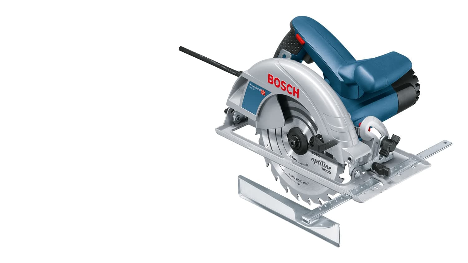 Bosch Professional scie circulaire GKS 190 puissance élevée, lame 190 mm, profondeur de coupe 70 mm, lame au carbure, as