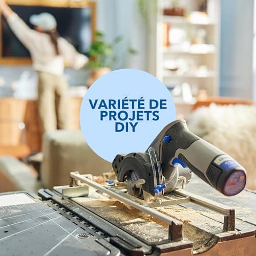 Dremel Blueprint 12V Station de Sciage Portative avec 1x Scie Compacte et 1x Station de Sciage pour Professionnels et Am