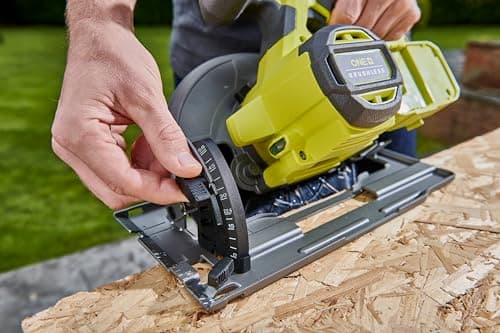 Ryobi Scie Circulaire 18 Volts Sans Fils Brushless - Raisonnement Puissant - Pour Professionnels - Pompe d'usure longue