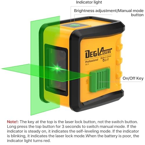 DEGLASERS Laser Niveau_auto_niveau + Laser_niveau_100pieds + Usage_professionnel + Fonction_auto_nivelling + Fonction_cr