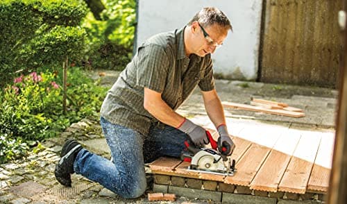 Einhell Scie circulaire sans fil TE-CS 18/165-1 Li Solo Power X-Change pour professionnel - Idéale pour travaux de menui