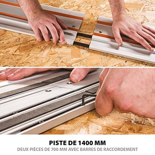 Guide De Coupe Universel Evolution Power Tools - Compatible Avec La Plupart Des Marques - Pour Une Ligne De Coupe Droite