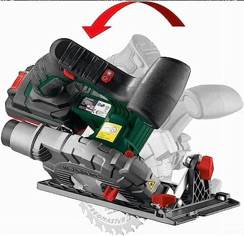 Title Optimisé : Scie circulaire portative Parkside PHKSA 20-Li sans batterie/chargeur avec coffret