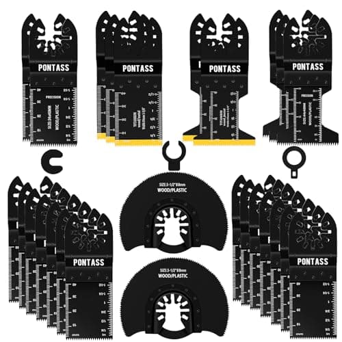 Lame Outil Multifonction Makita Dewalt, Universelle pour Plastique Bois Métal, Accessoire Outil Multifonction 27 Pcs

La