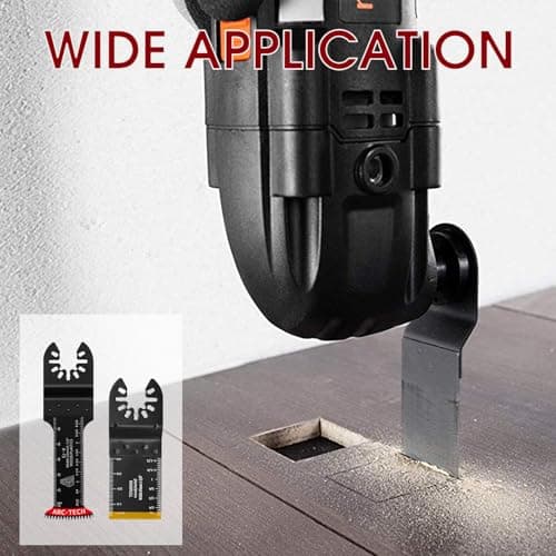 Multifonction Scie Oscillante 3Pcs Lames  Universelle Outils Accessoires Bois Métal Plastique Vis