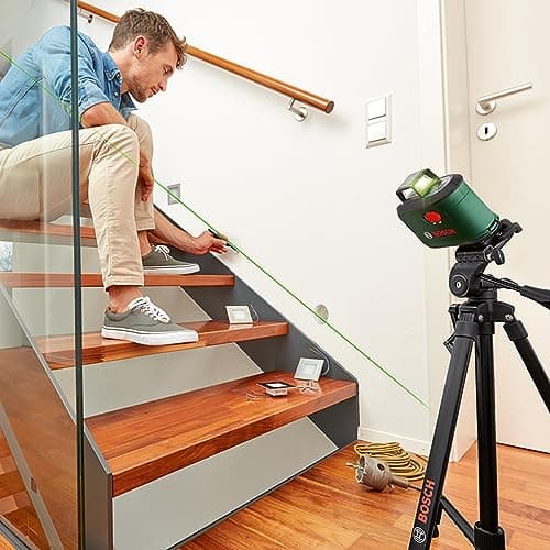 Bosch Laser lignes Advanced Level 360 avec trépied premium pour professionnels de l'attrition et aménagement intérieur e