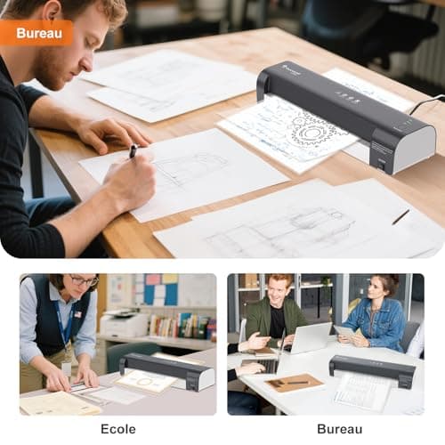 Plastifieuse Bonsaii L318-A : Kit 5 en 1, Technologie Anti-Bourrage, Système NTC, 80-125 Microns, Idéal pour Photos et D