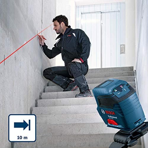 Bosch Professional laser lignes GLL 2-10 laser rouge portée 10 m 3 piles AA housse chaudronnier
