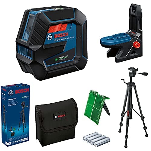 Bosch Professional Niveau Laser GCL 2-50 G vert intérieur RM 10 BT 150 lumineux 4 AA boîte