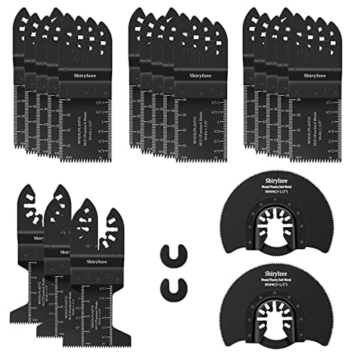 Ensemble de 20 lames universelles Fein pour scie oscillante,Accessoires à dégagement rapide compatibles avec Fein, Bosch