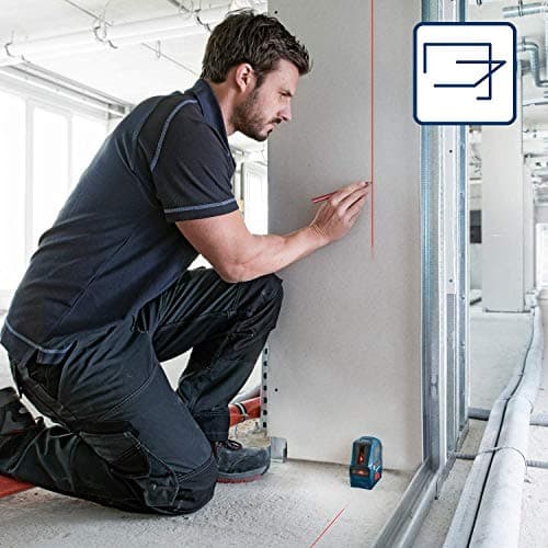 Bosch Professional laser lignes GLL 2-10 laser rouge portée 10 m 3 piles AA housse chaudronnier