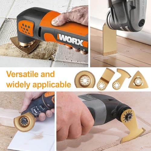 Outil Multifonction Scie Oscillante pour Construction et Atelier pour Famille Outils Meulage Dégagement Coupe Rotatif Mu