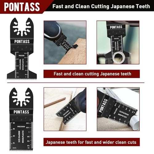 Lame Outil Multifonction Makita Dewalt, Universelle pour Plastique Bois Métal, Accessoire Outil Multifonction 27 Pcs

La