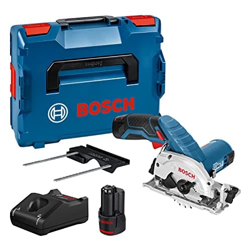 Scie circulaire Bosch Professional 12V System sans-fil pour professionnels (Ø de lame : 85 mm, 2 batteries 3,0Ah, charge