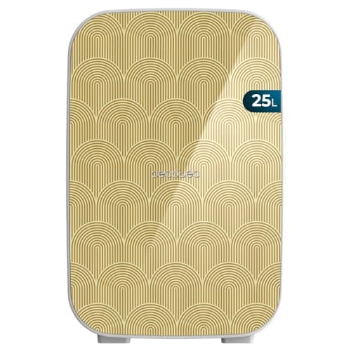 Cecotec Mini Frigo Bolero Bahamas Mint - Capacité 10L, Fonction Chaud et Froid, Température Réglable - Compatible Carava — Jaune