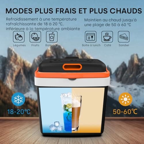 Glacière électrique Enventor 33 Litres Voiture Camping Bateau Mode ECO Réfrigérateur Allégeance Écologique
