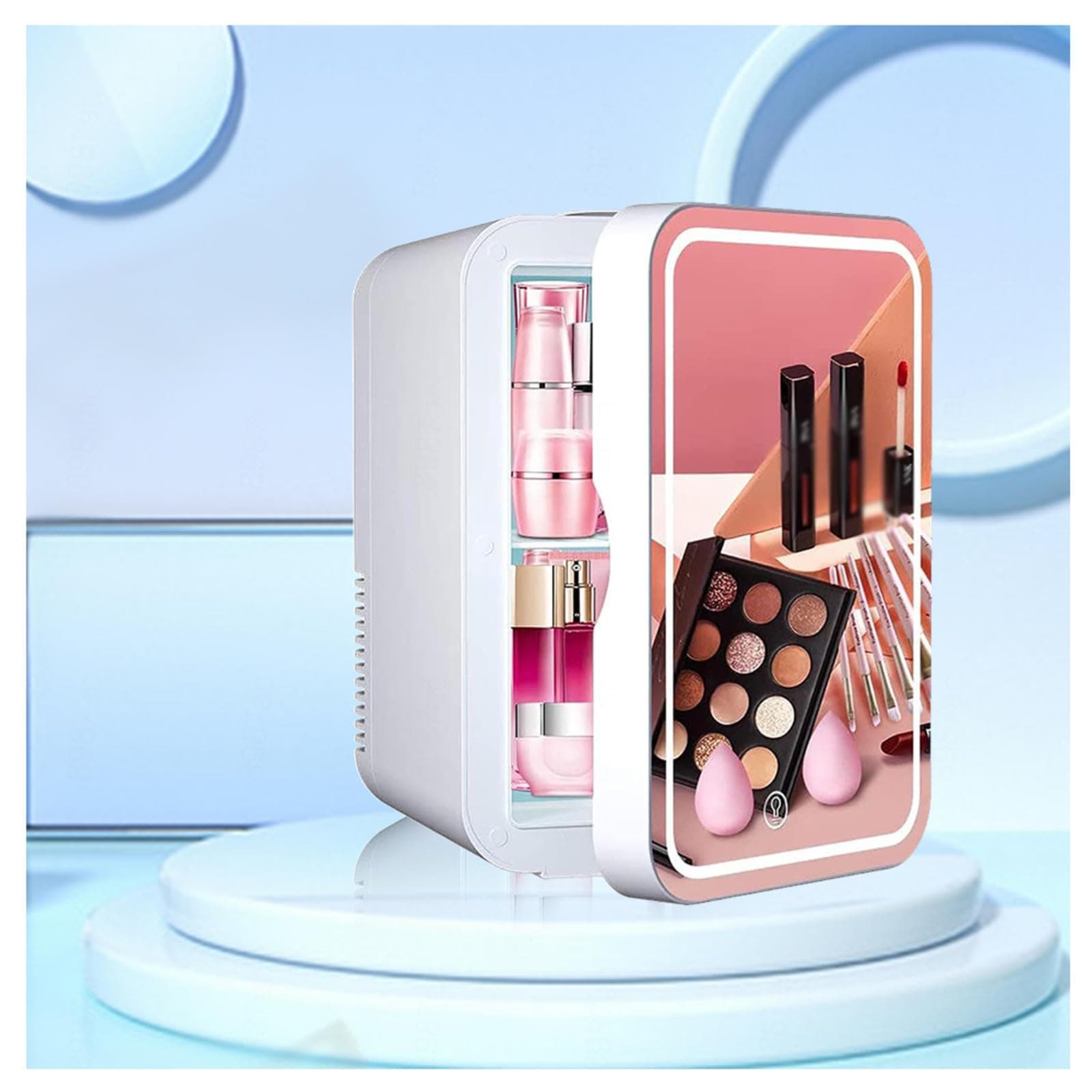 Petit Réfrigérateur Cosmétique 8L, Voiture, Maison