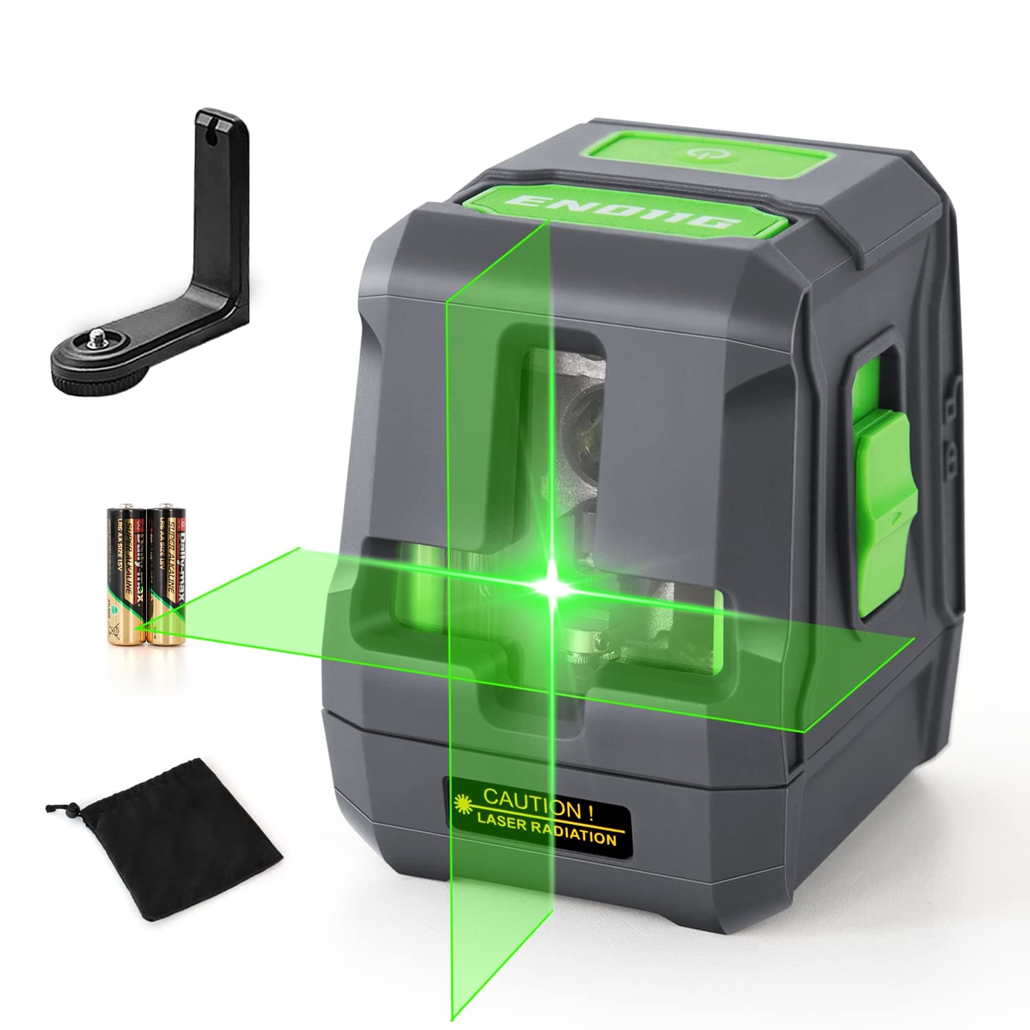 ENVENTOR Niveau Laser Vert 25M Modes Manuel et Autonivelant Modes Manuel et Autonivelant 360° Laser Rotatif avec Support