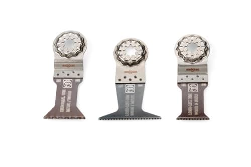 Scie à lame fine e-cut starlock bois métal 35222967100 - lot de 3 lames - parfait pour la précision dans l'artisanat et