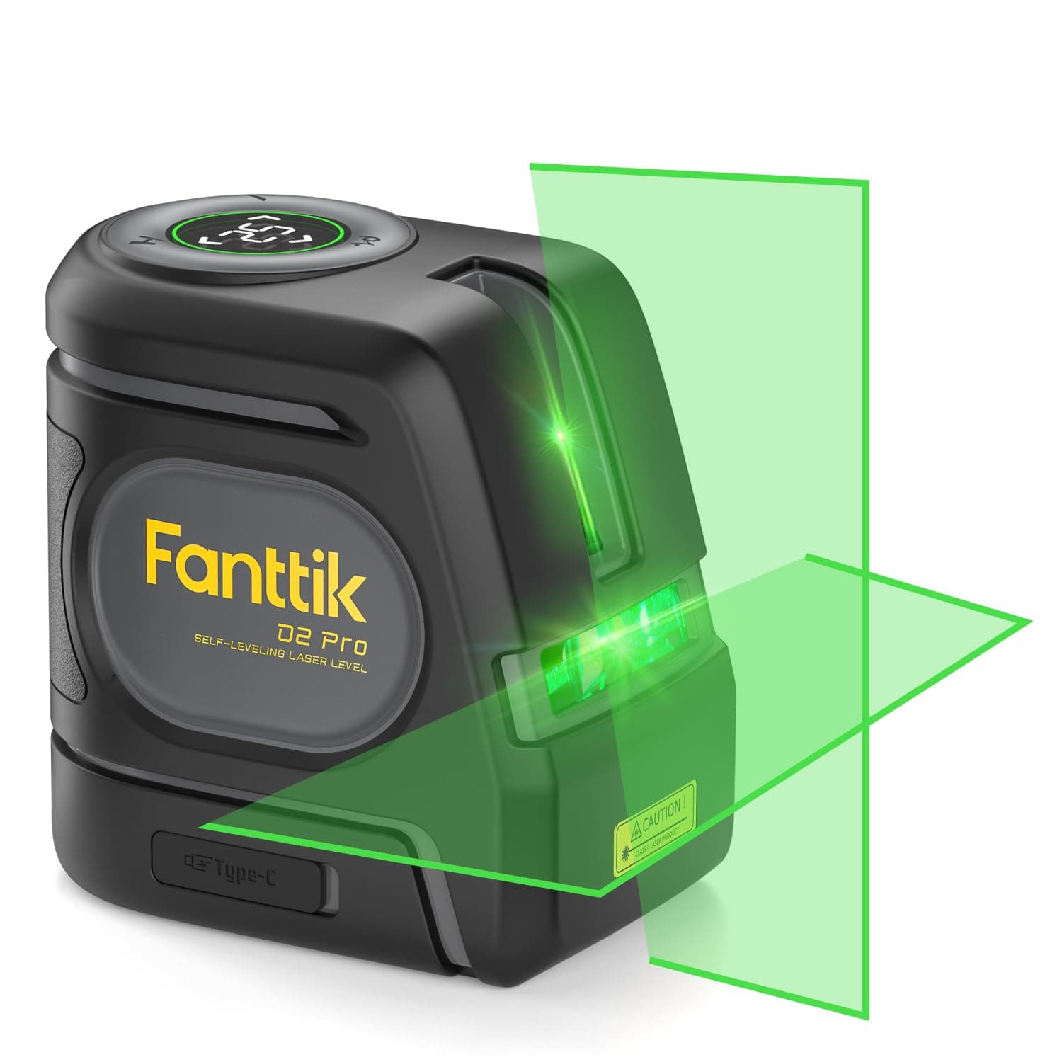 Niveau laser Fanttik D2 PRO autonivelant LED, pour maquiliateurs professionnels, travaux de menuiserie en extérieur