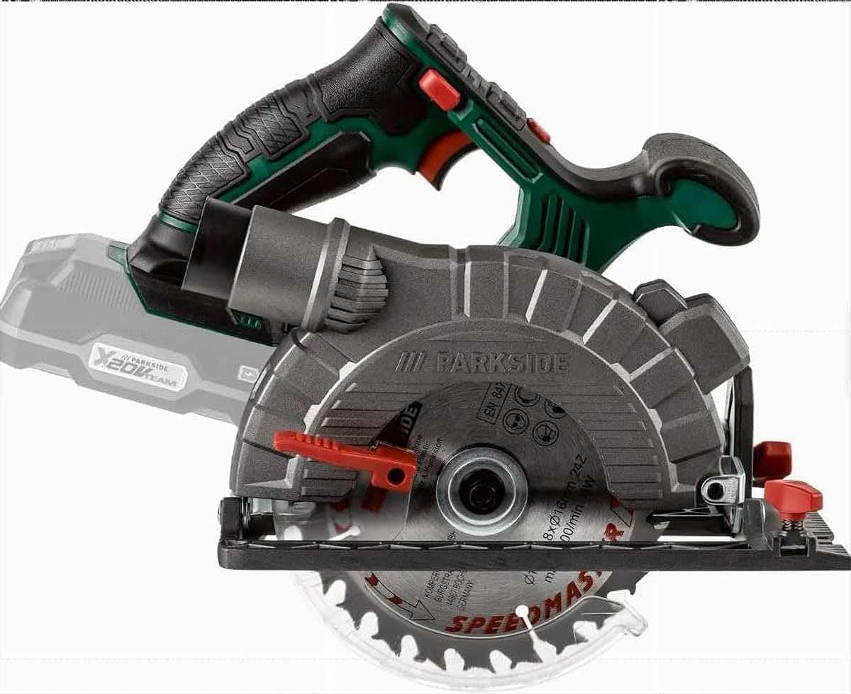 Title Optimisé : Scie circulaire portative Parkside PHKSA 20-Li sans batterie/chargeur avec coffret