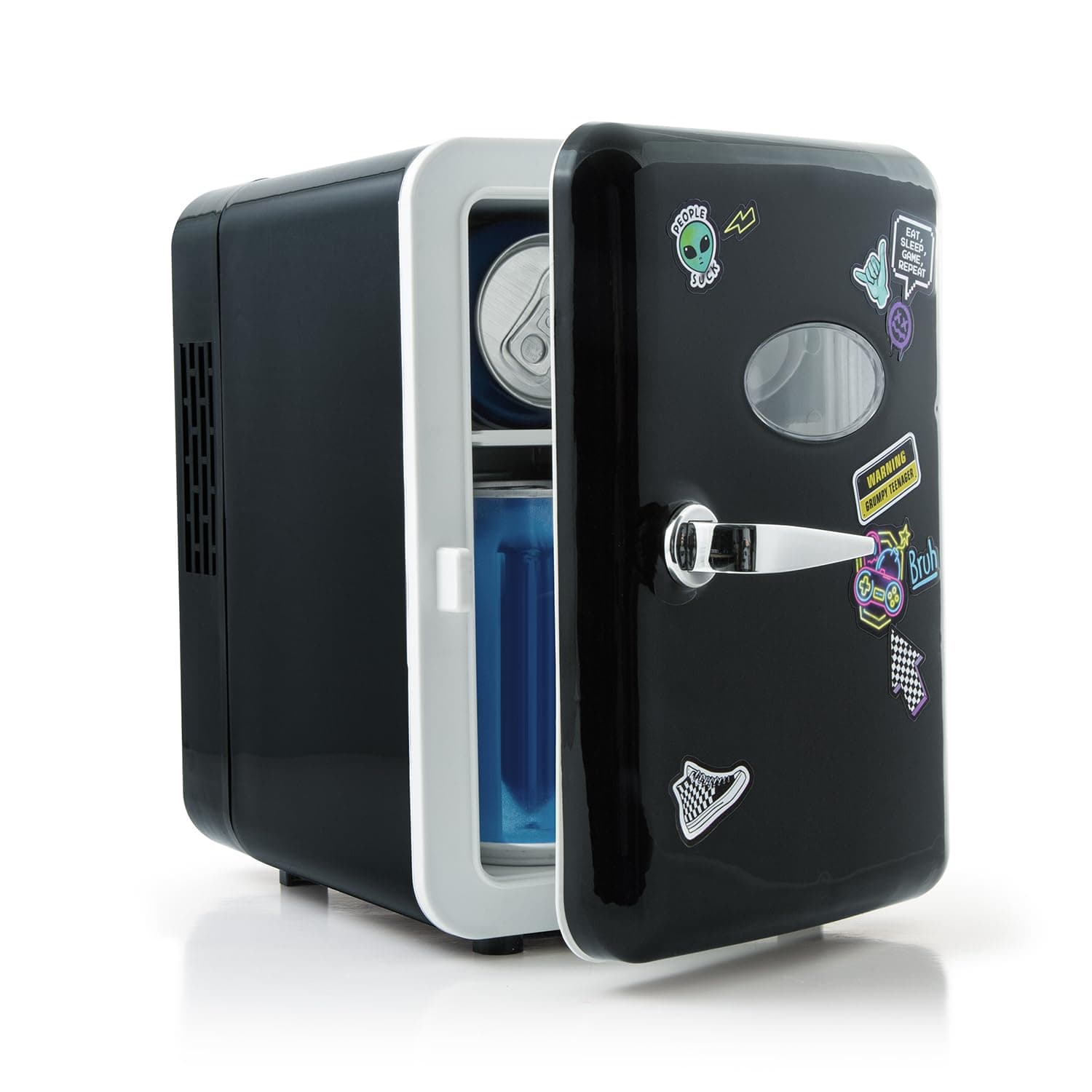 Canal Toys Mini Frigo Gamer 4L - Portable USB Réfrigérateur Noir - Idéal pour Boissons, Bureau ou Gaming - Design Compac