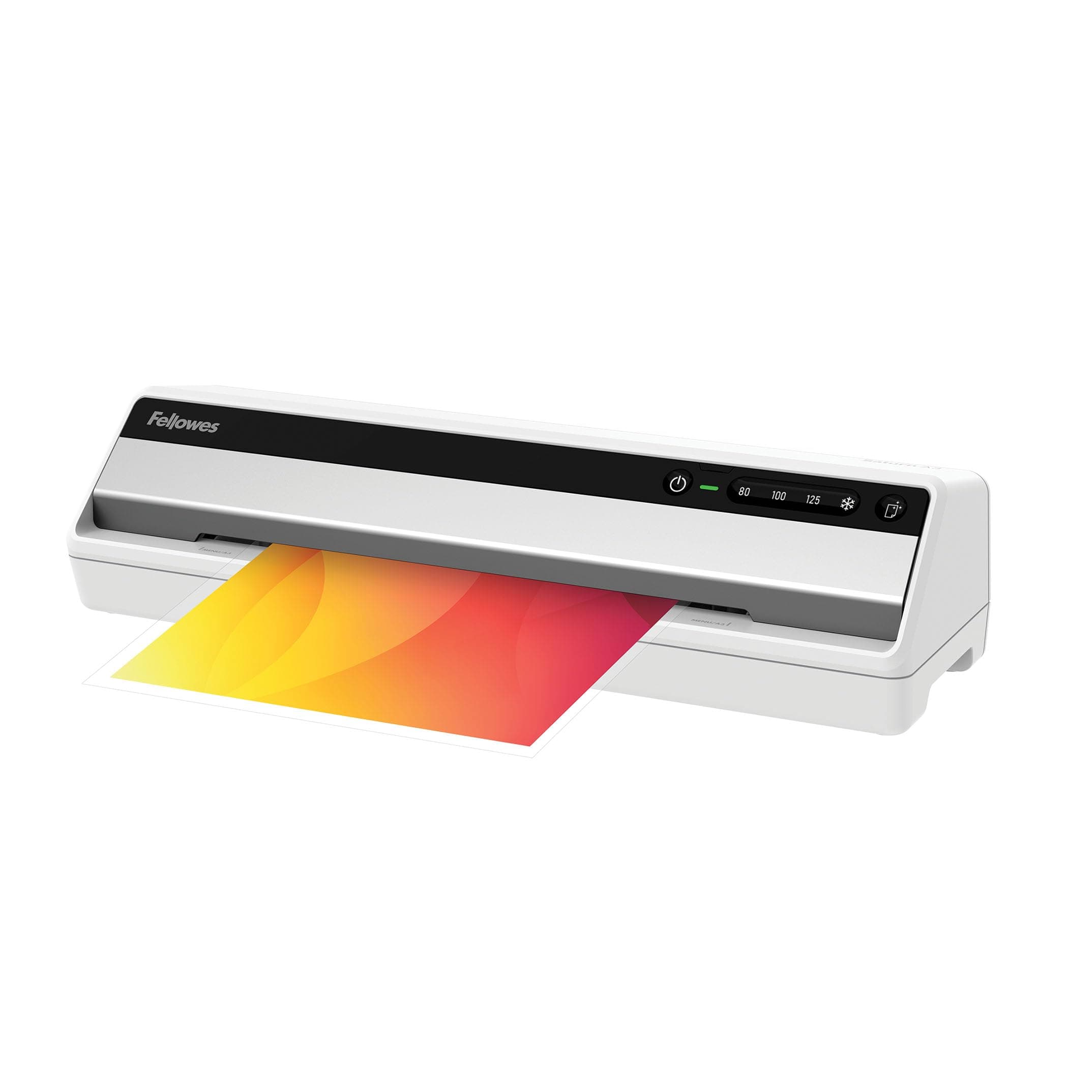 Plastifieuse Fellowes Saturn A3 InstaHeat Préparation Rapide Anti-Bourrage Arrêt Auto Pochettes 80/100/125 Microns 10 Fe