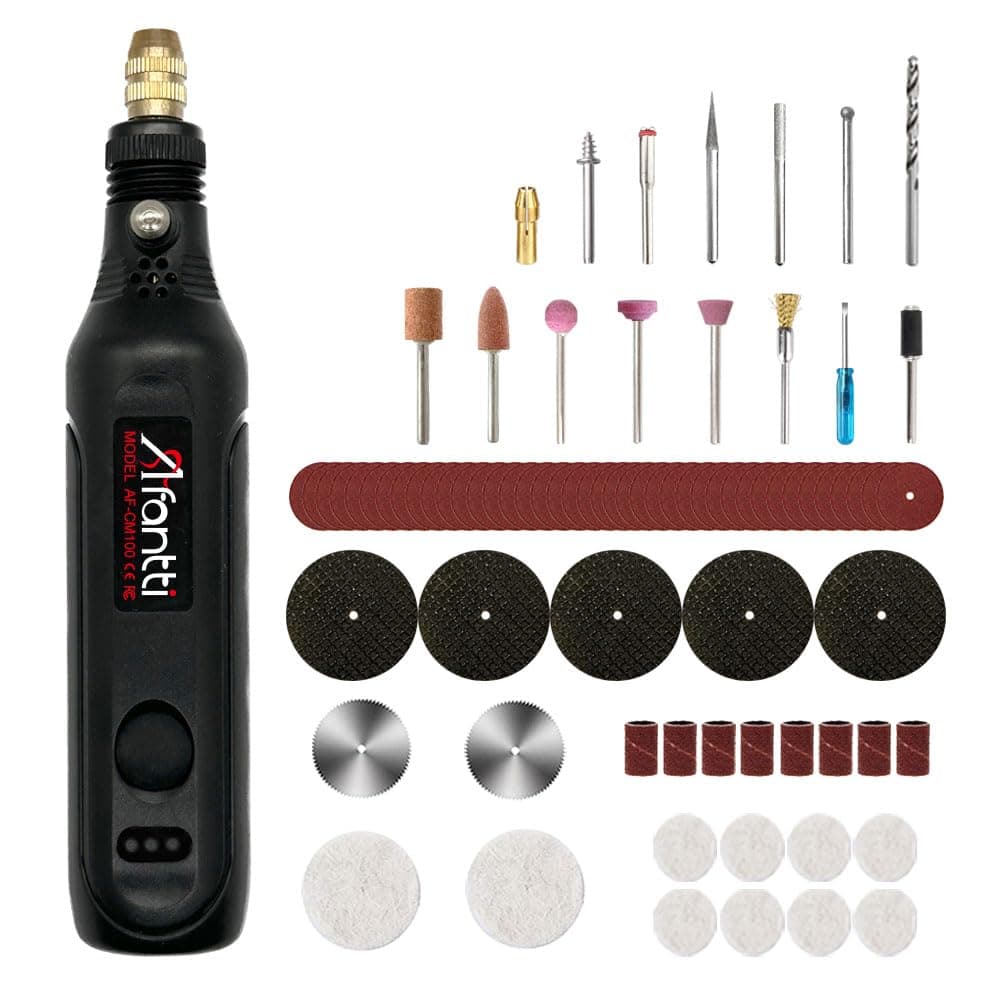 Outil Rotatif Sans Fil Ustensile Multifonction Batterie Ensemble Meuleuse Perceuse - 101 Accessoires - Petits Travaux D'