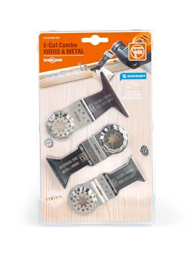 Scie à lame fine e-cut starlock bois métal 35222967100 - lot de 3 lames - parfait pour la précision dans l'artisanat et