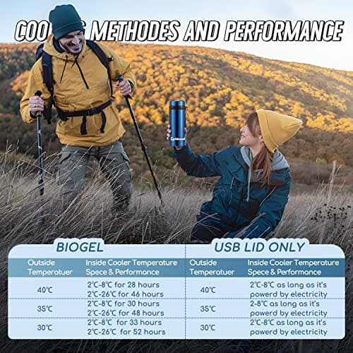 Glacière de Voyage pour Insuline TSA Biogel Affichage LCD Portable pour le Diabète