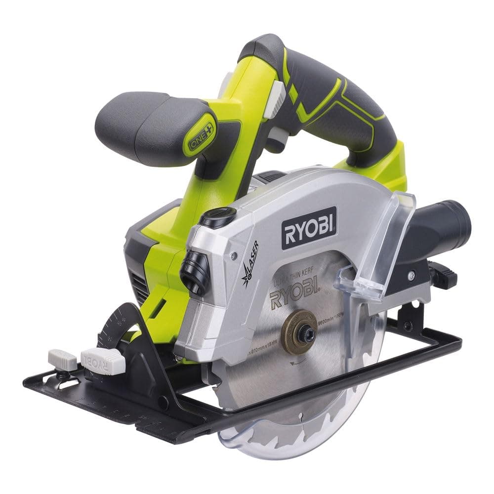 Scie circulaire sans fil RYOBI 18V ONE+ - Coupe Bois et OSB - Lame Ø150mm 18 dents - Réglage profondeur et inclinaison