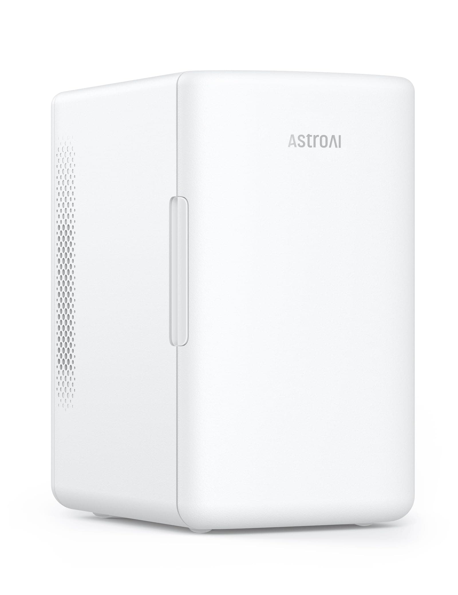Réfrigérateur Voiture AstroAI Mini 6L Blanc, Cadeau pour Femme et Homme, Fonction Chaud et Frais, 8 Canettes 330ml 12V/2