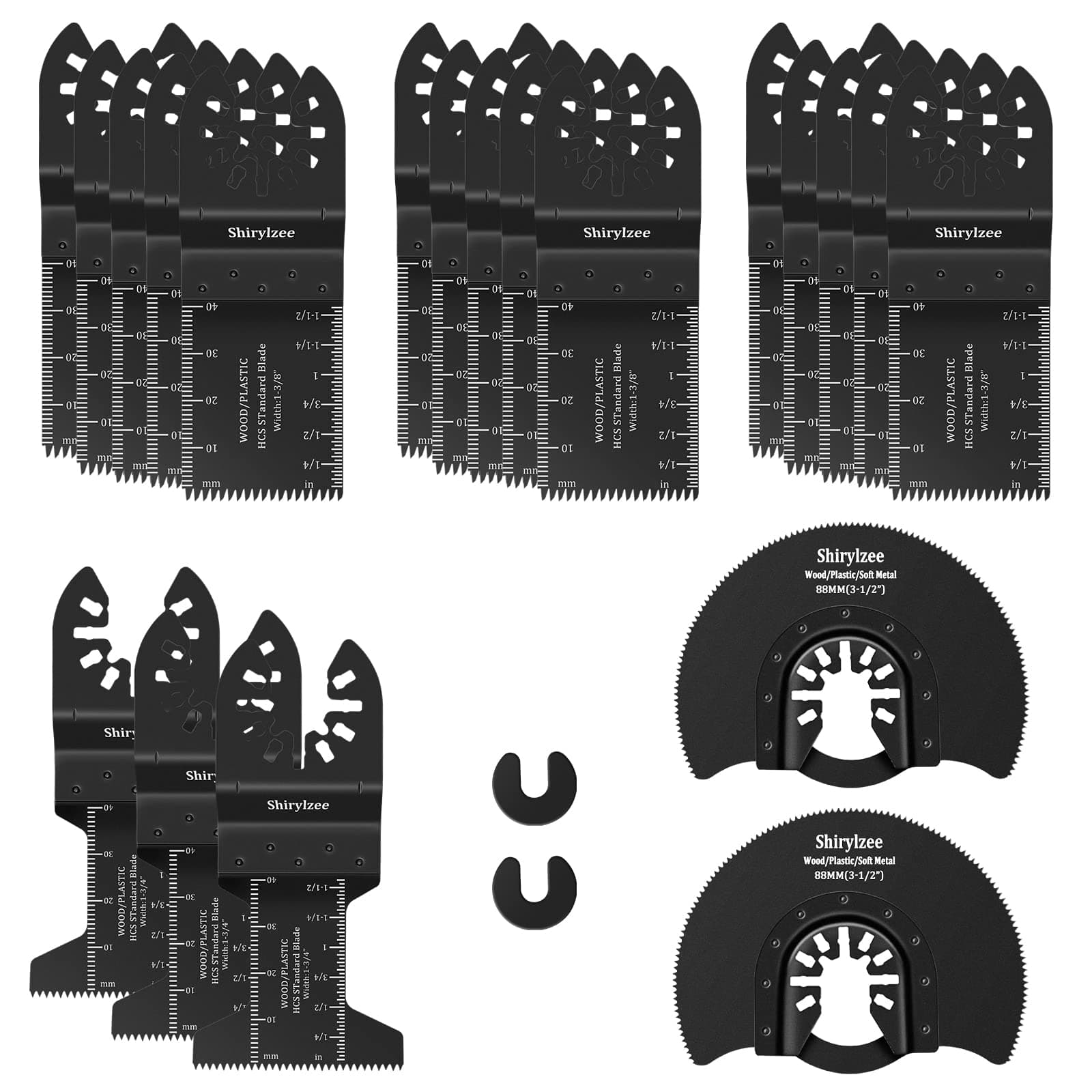 Ensemble de 20 lames universelles Fein pour scie oscillante,Accessoires à dégagement rapide compatibles avec Fein, Bosch