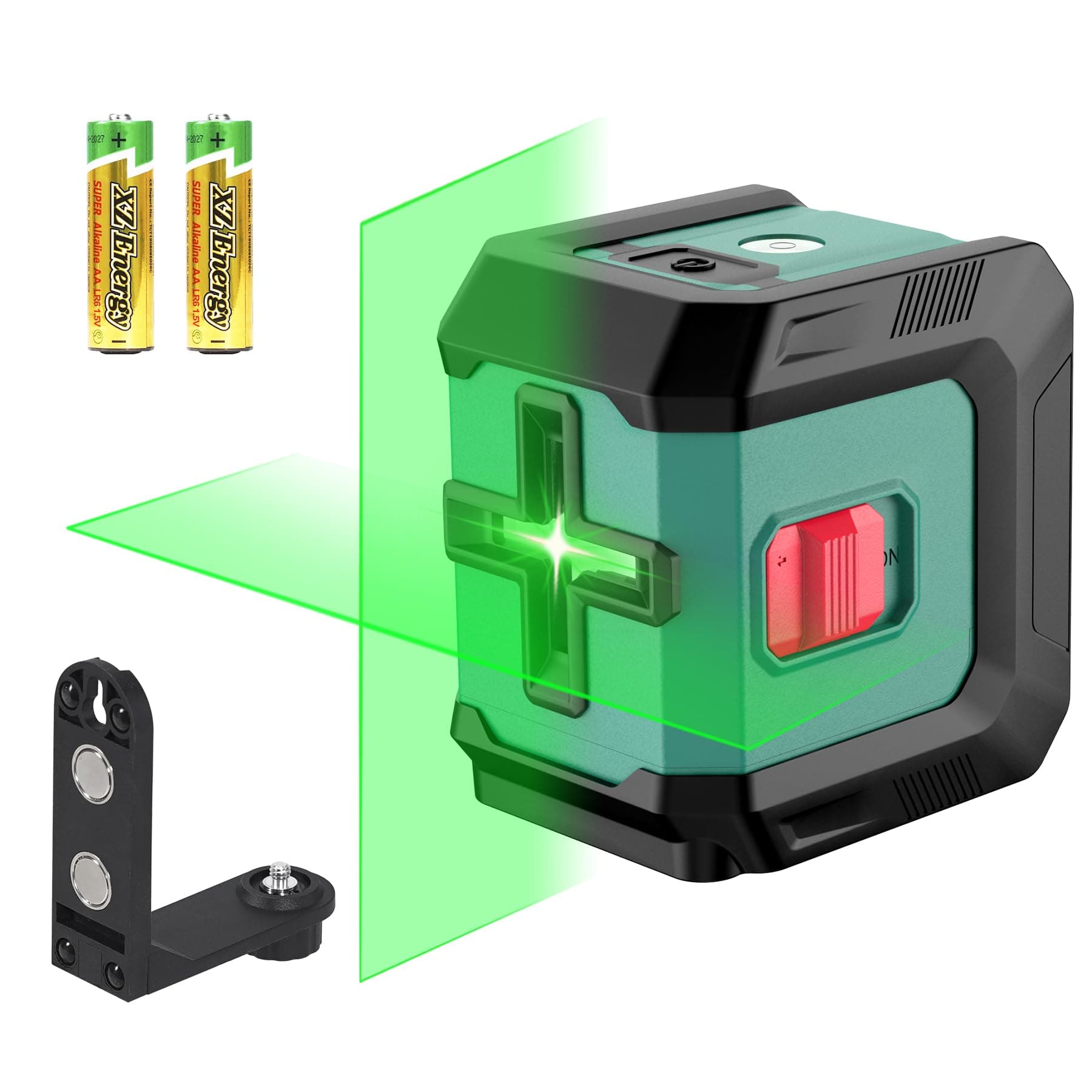 HYCHIKA Niveau Laser 15M Autonivelant, Niveaux Laser Vert avec 3 Niveaux de Luminosité Réglables pour Décoration de Mais