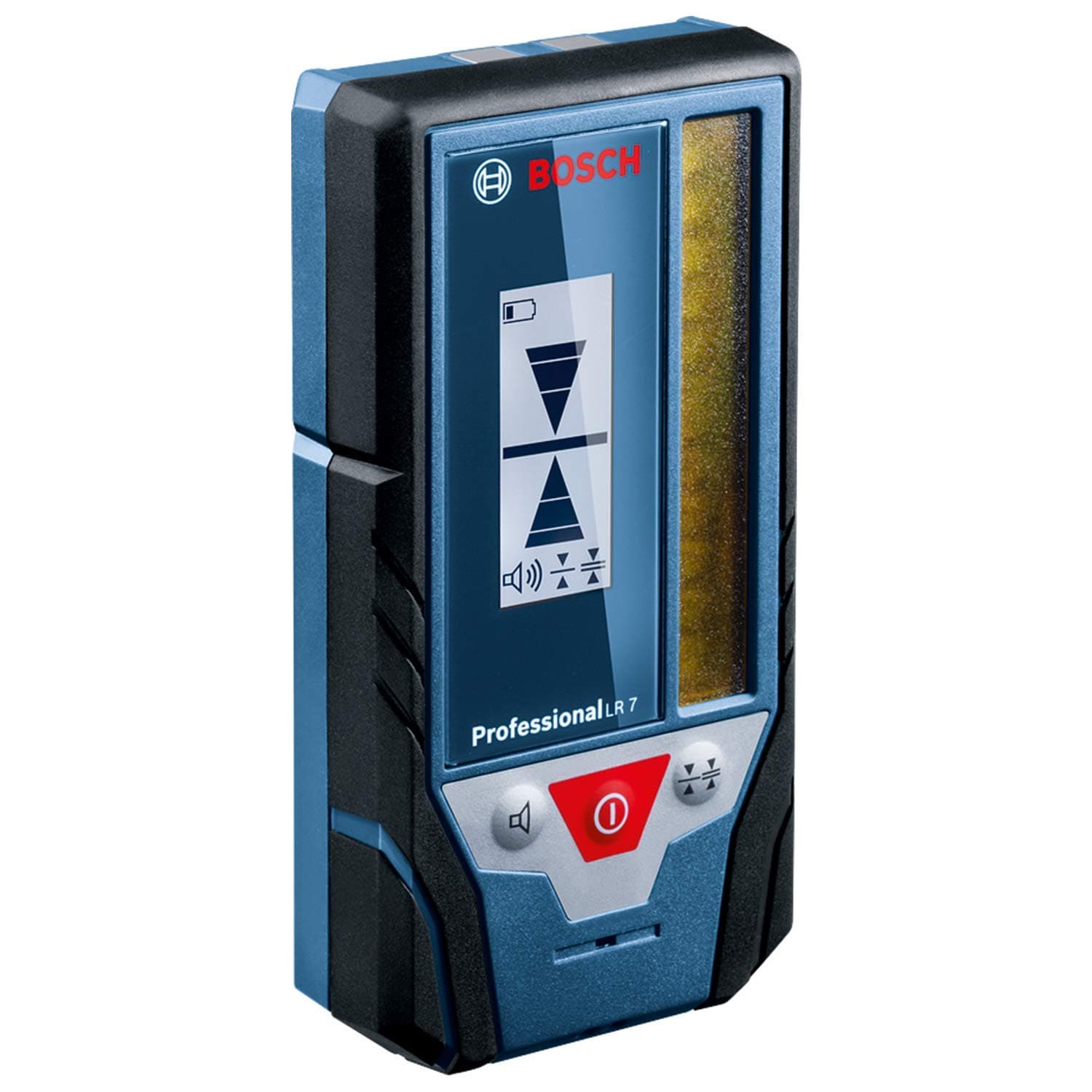 Bosch Professional Cellule de Réception LR 7 Bleu Faisceau Rouge et Vert Portée 5-50 m Piles 1,5 V AAA Housse de Protect