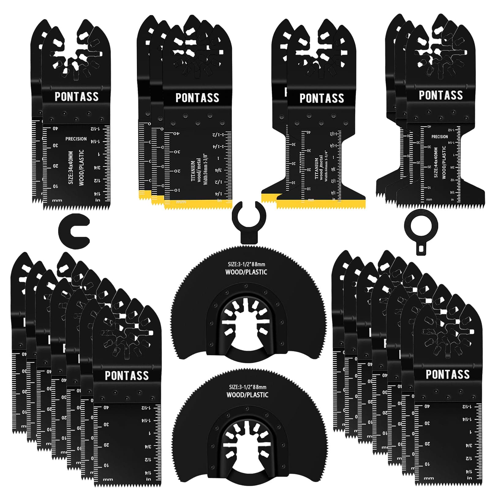 Lame Outil Multifonction Makita Dewalt, Universelle pour Plastique Bois Métal, Accessoire Outil Multifonction 27 Pcs

La