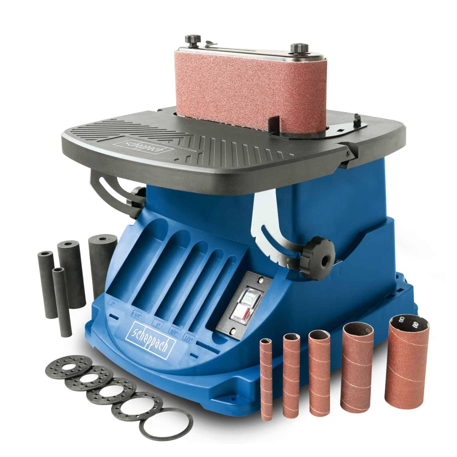 Scheppach Ponceuse Oscillante OSM600 | Puissance 450W | Broche Ø13/19/26/38/51mm