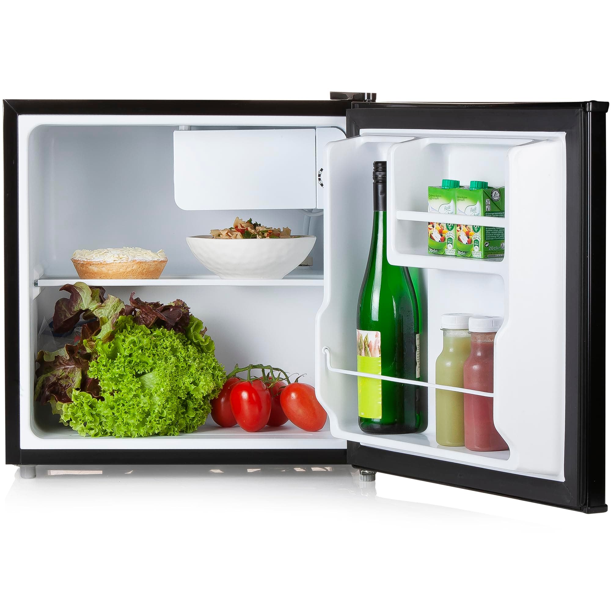 PRIMO PR126FR Mini Frigo Noir - Capacité de 43L - Réfrigérant Énergétique - Idéal pour un bureau - Design Minimaliste -