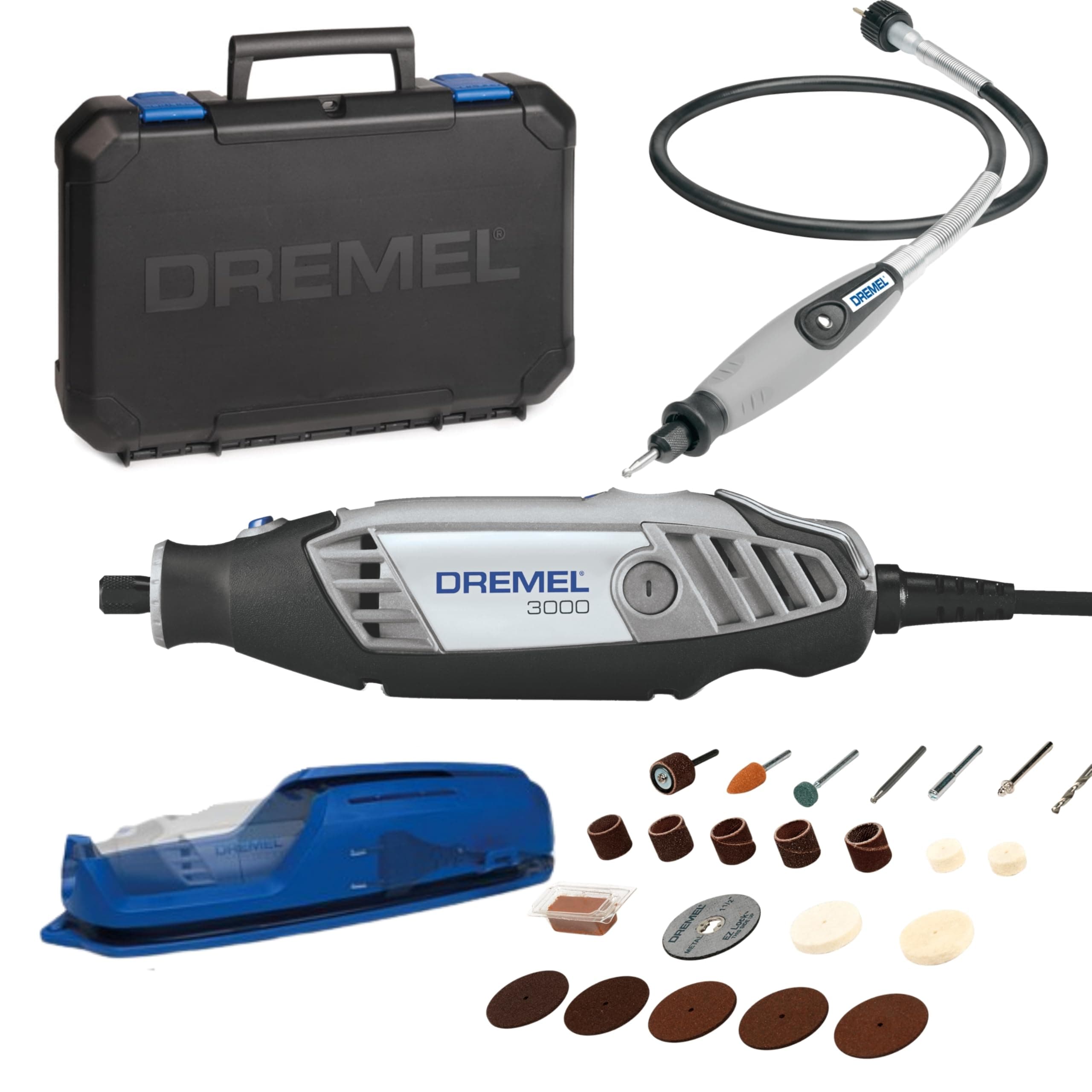 Dremel 3000 Outil multi-usage pour bricoleurs avec 25 accessoires et 1 adaptation