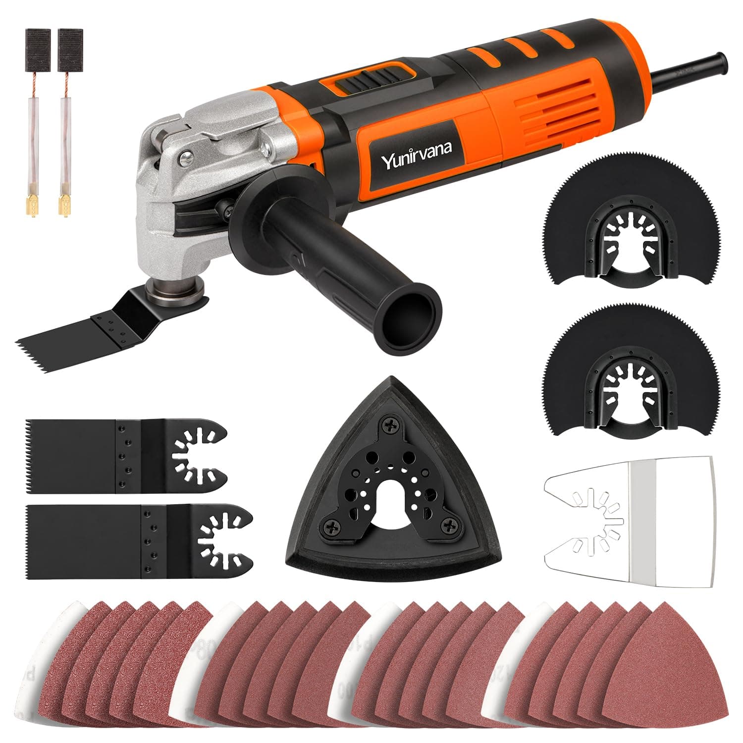 Outil oscillant 400W multifonction | Outils oscillants 6 vitesses variables 15000-22000RPM | Multi outils oscillants pou