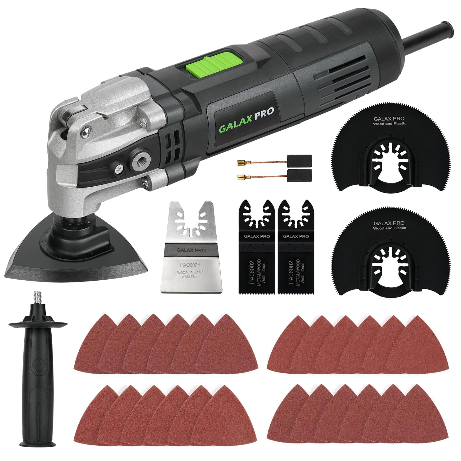 Outil multifonction GALAX PRO 400 W 6 vitesses 4° oscillant 30 accessoires