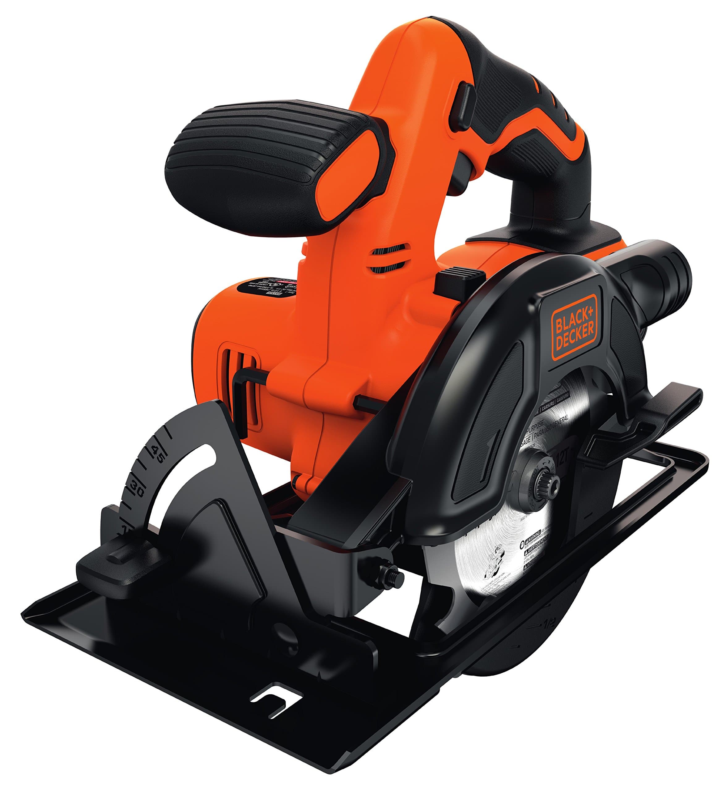BLACK+DECKER Scie circulaire sans fil 18V - Professionnel - Travaux de Jardinage - Puissante - 1 Lame